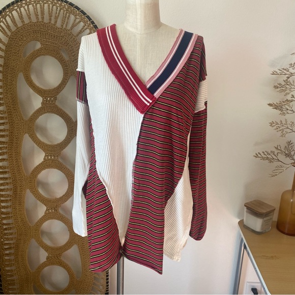 UO BDG Frazer Spliced Slouchy Sweater - Picture 5 of 8